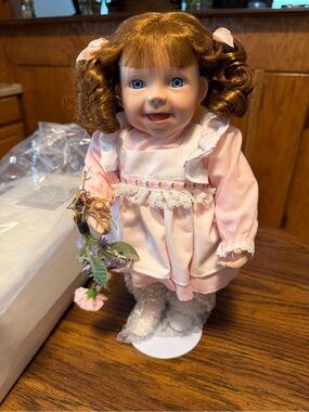 Julie Ashton Drake Porcelain Doll - 2 Much to Handle Collection